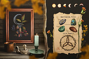 Mabon Celtic Autumn Watercolor Set, an Illustration by Fluffy Unicorn (Thumbnail 10 of 11)