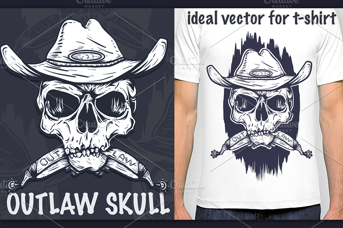 Outlaw's Skull, an Illustration by BusOne (Photo 2 of 4)