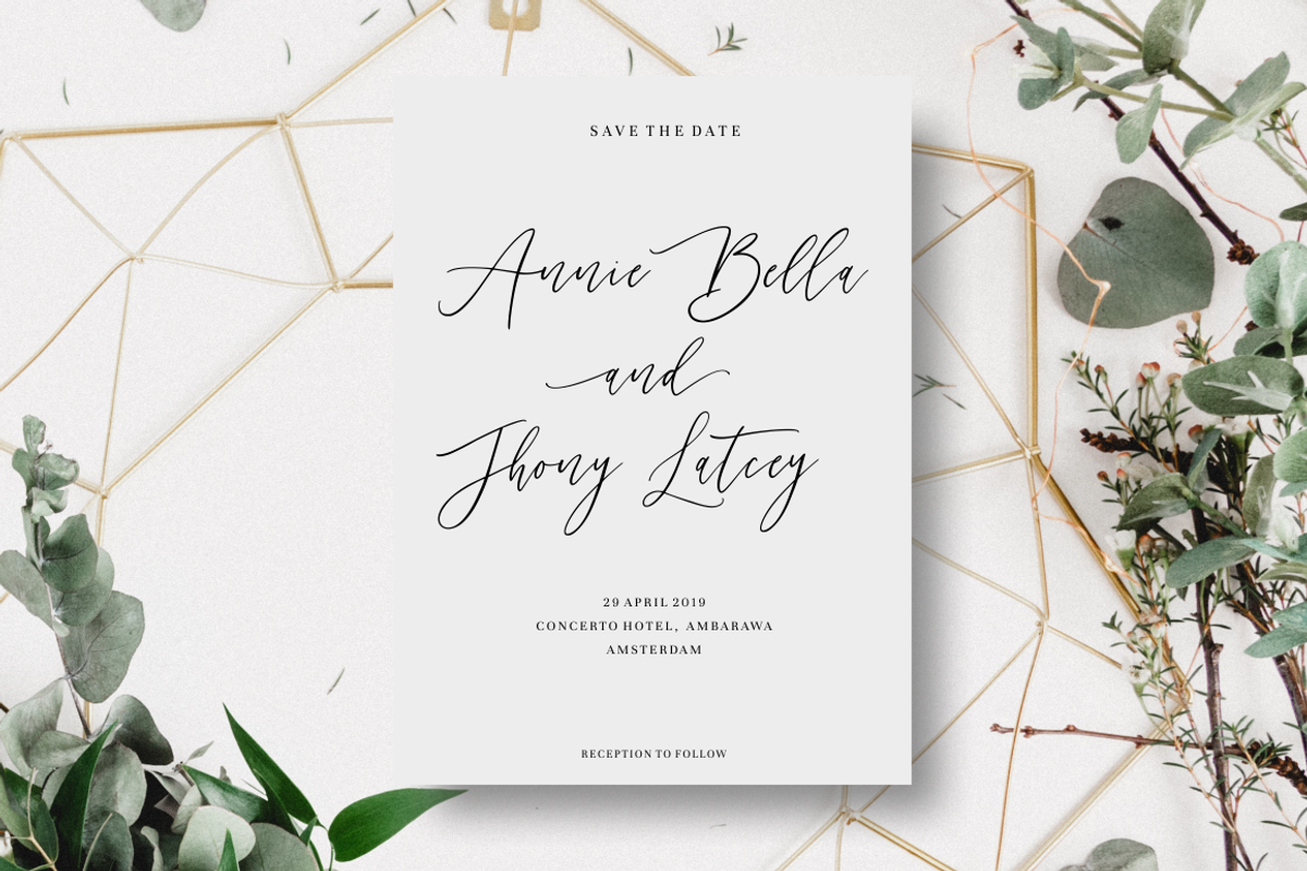 Handita - Calligraphy Font preview 6