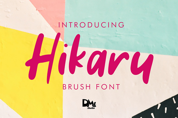 Hikaru - Brush Font preview 8