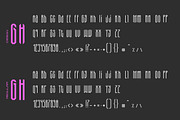 Cyberpunk Technology Gothic Condense, a Sans Serif Font by Sentavio (Thumbnail 2 of 5)