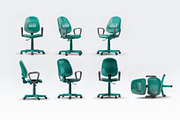Office Chair Mock-Up, a Product Mockup by DesignRushMarket (Thumbnail 1 of 6)
