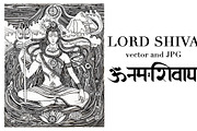 Shiva and Shakti vector illustration, an Illustration by Mehendra Art (Thumbnail 2 of 2)