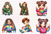 Juneteenth Girl Clipart, an Illustration by CreationArt (Thumbnail 5 of 5)