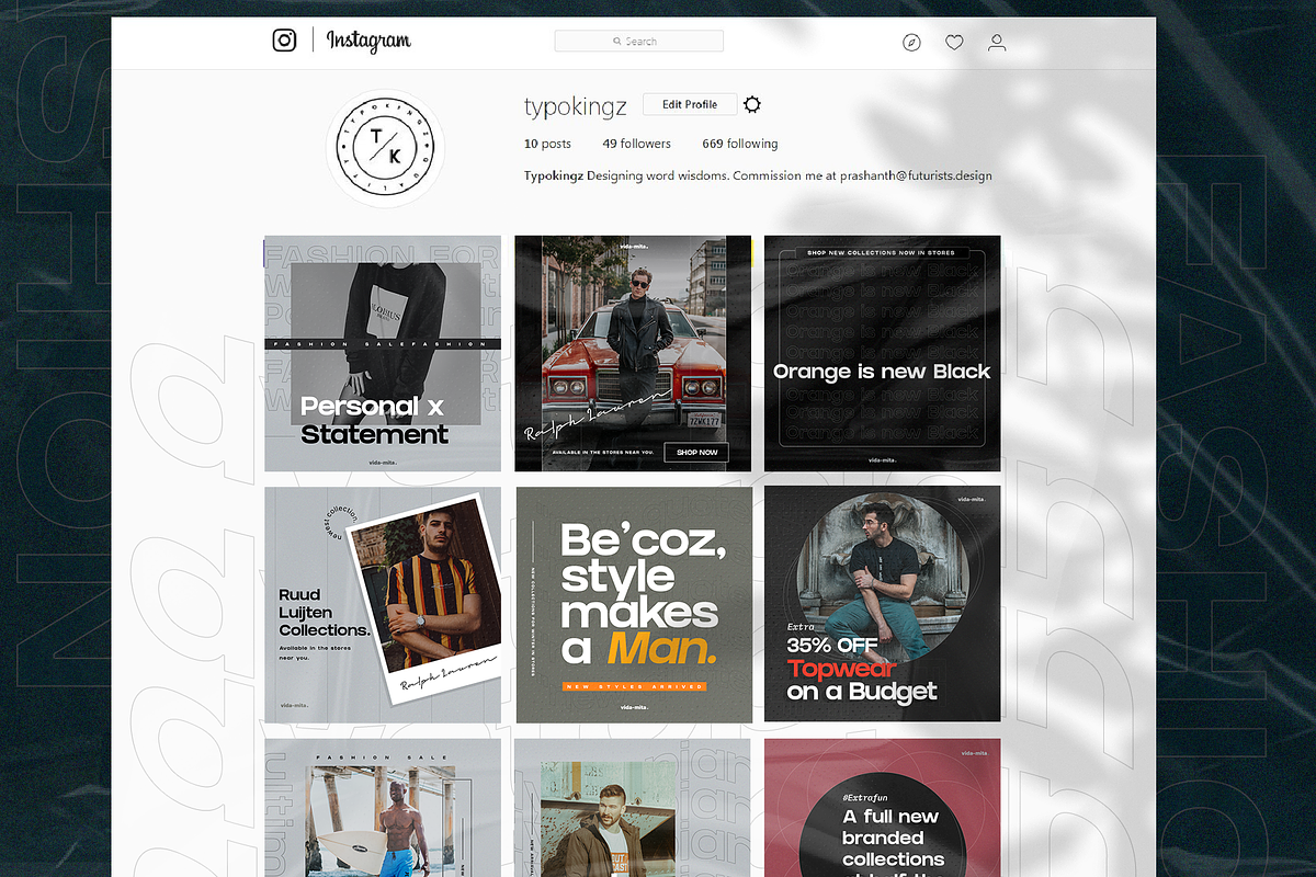 Hexagon Social Media Package, a Social Media Template by Fluto Creative Studio (Photo 6 of 7)