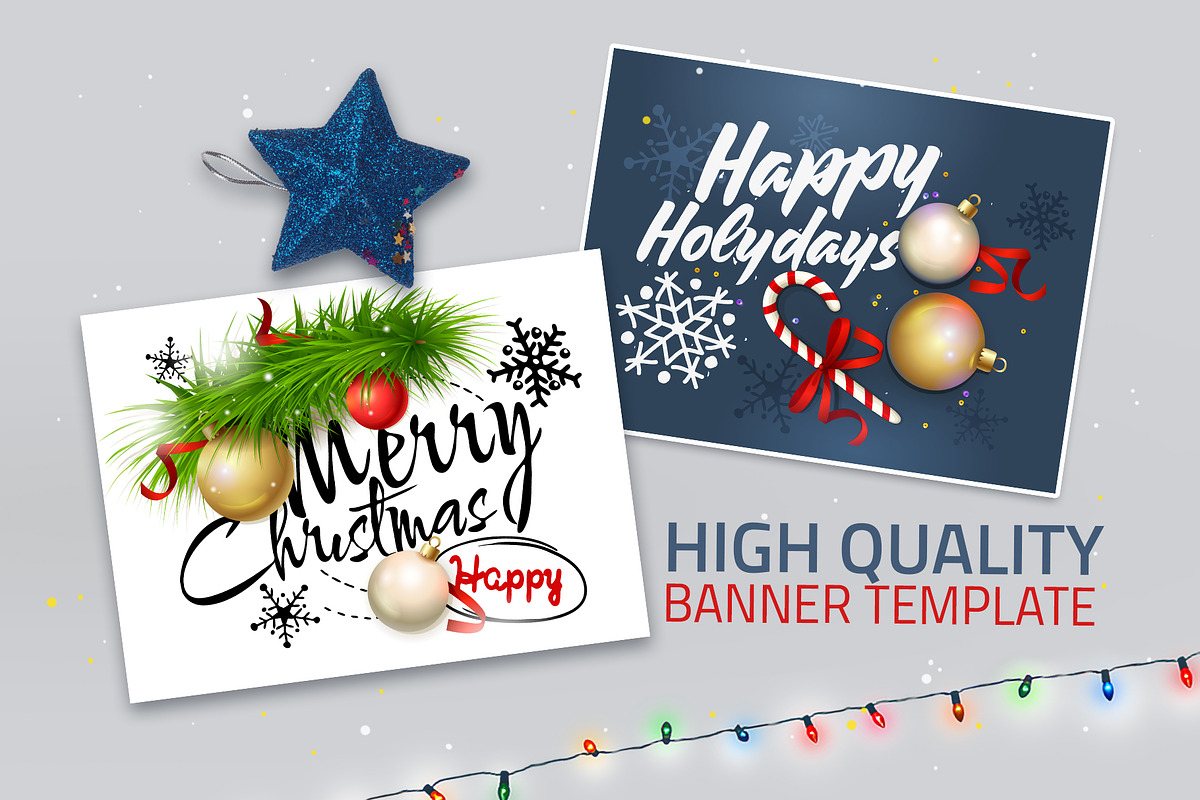 Christmas sale banner template, a Card Template by Re2deer (Photo 4 of 5)
