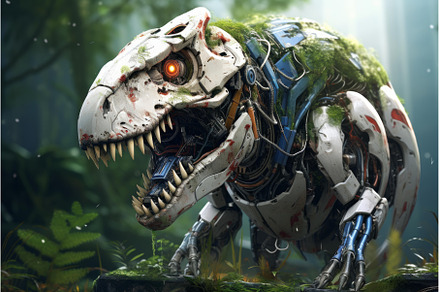 Eclectic Robotic dinosaur urban, an Architecture Photo by Ylivdesign