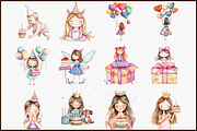 Birthday Girl Clipart, an Illustration by Sublimation Artist (Thumbnail 3 of 6)