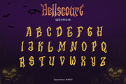 Hellscourt, a Font by ilhamtaro (Thumbnail 7 of 10)