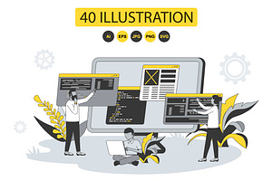 Business UI Illustrations