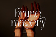 Brune Magery | Modern Elegant Serif, a Serif Font by Typoraith Co (Thumbnail 2 of 13)