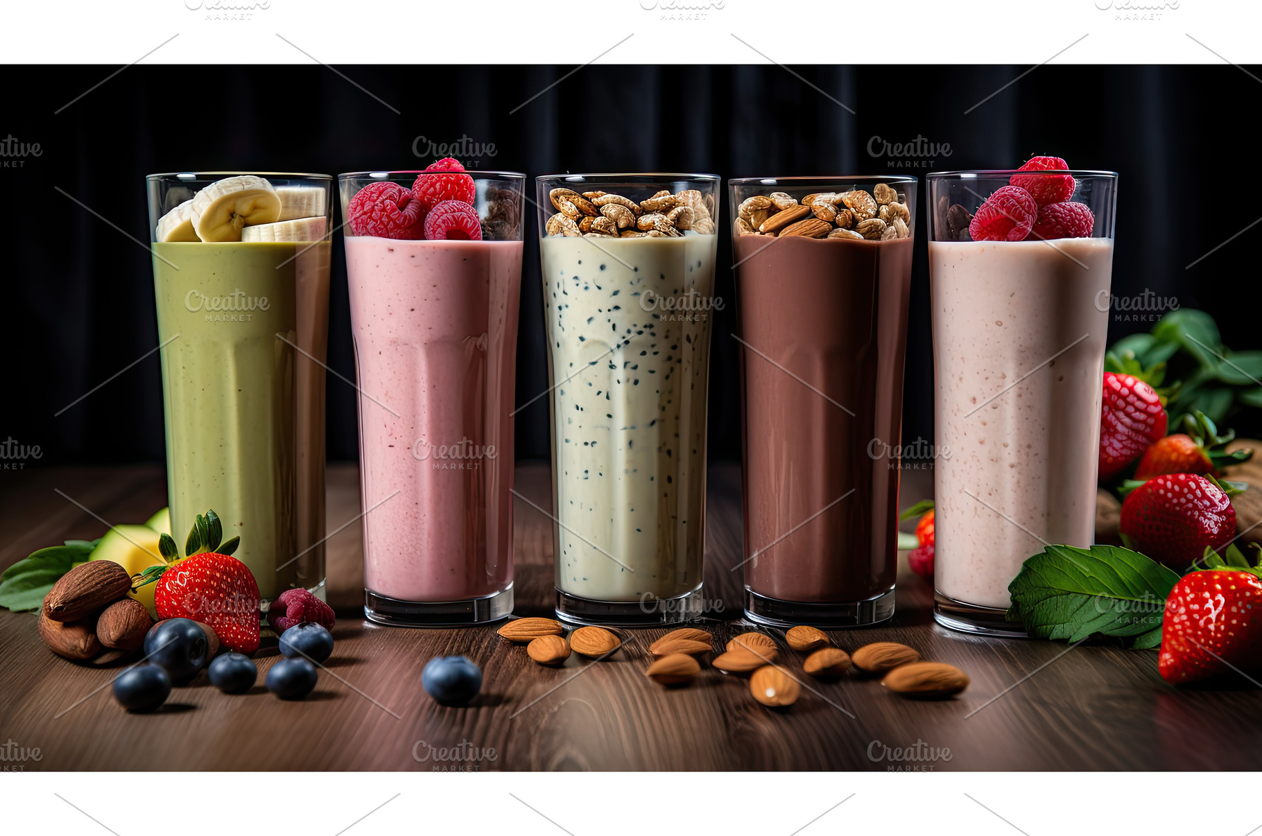 nutrition protein smoothies ai, a Food & Drink Photo by pikepicture