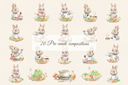 Bunny's kitchen adventures, an Animal Illustration by Mimomy (Thumbnail 6 of 10)