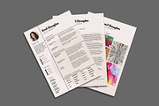 Soft Elegant Resume / CV Template, a Resume Template by velvetmade.designs (Thumbnail 5 of 5)