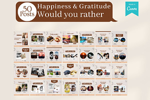 500 Happiness & Gratitude Posts