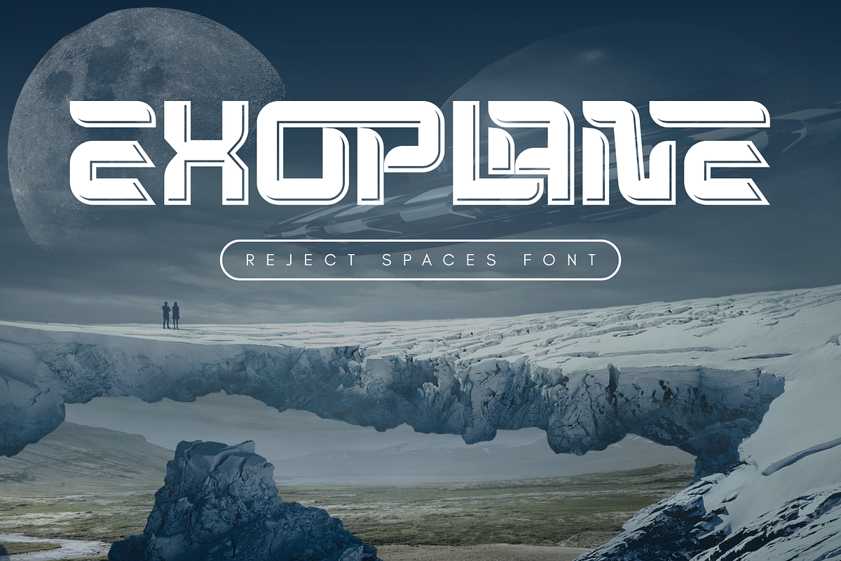 REJECT SPACES - SCI-FI FONT, a Sans Serif Font by 177Studio (Photo 3 of 8)