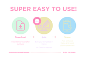 Pretty Pop Instagram Templates Pack, a Social Media Template by HellYeahDesigns (Thumbnail 2 of 9)