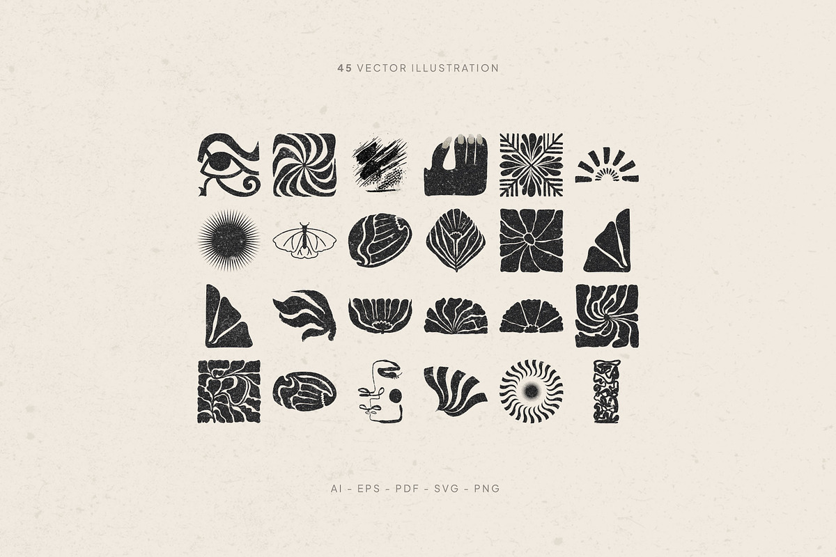 Groovy Floral | Logo Kit, a Branding & Logo Template by KetteCreate (Photo 19 of 22)