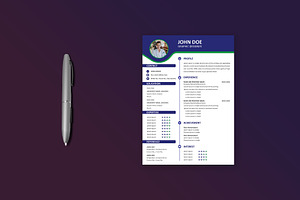 Sleek And Stylish Modern Resume