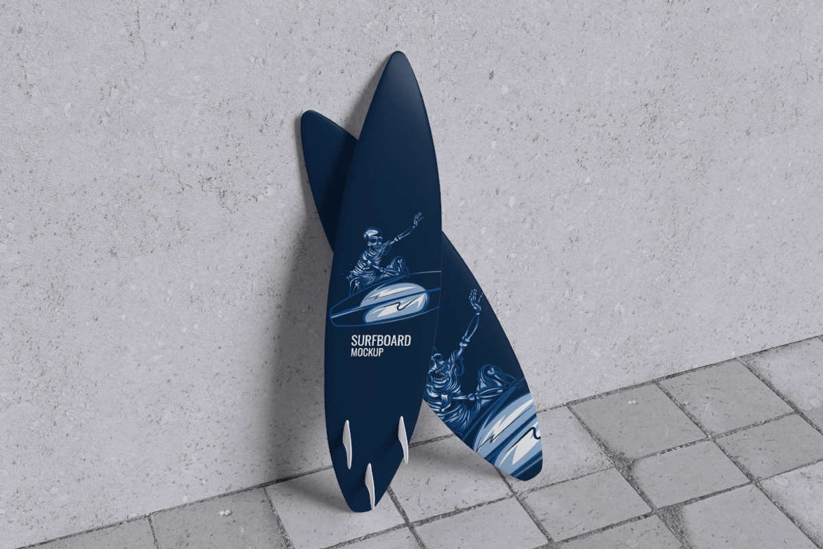 Surfboard Mockup Bundle Set, an Advertising Mockup by Rielismee (Photo 3 of 5)