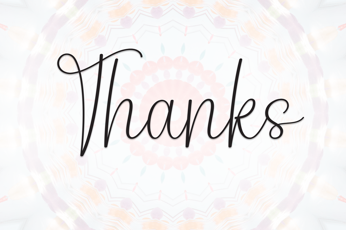 Welcome Mandala | Script Font, a Handwritten Font by Scratchones (Photo 8 of 8)