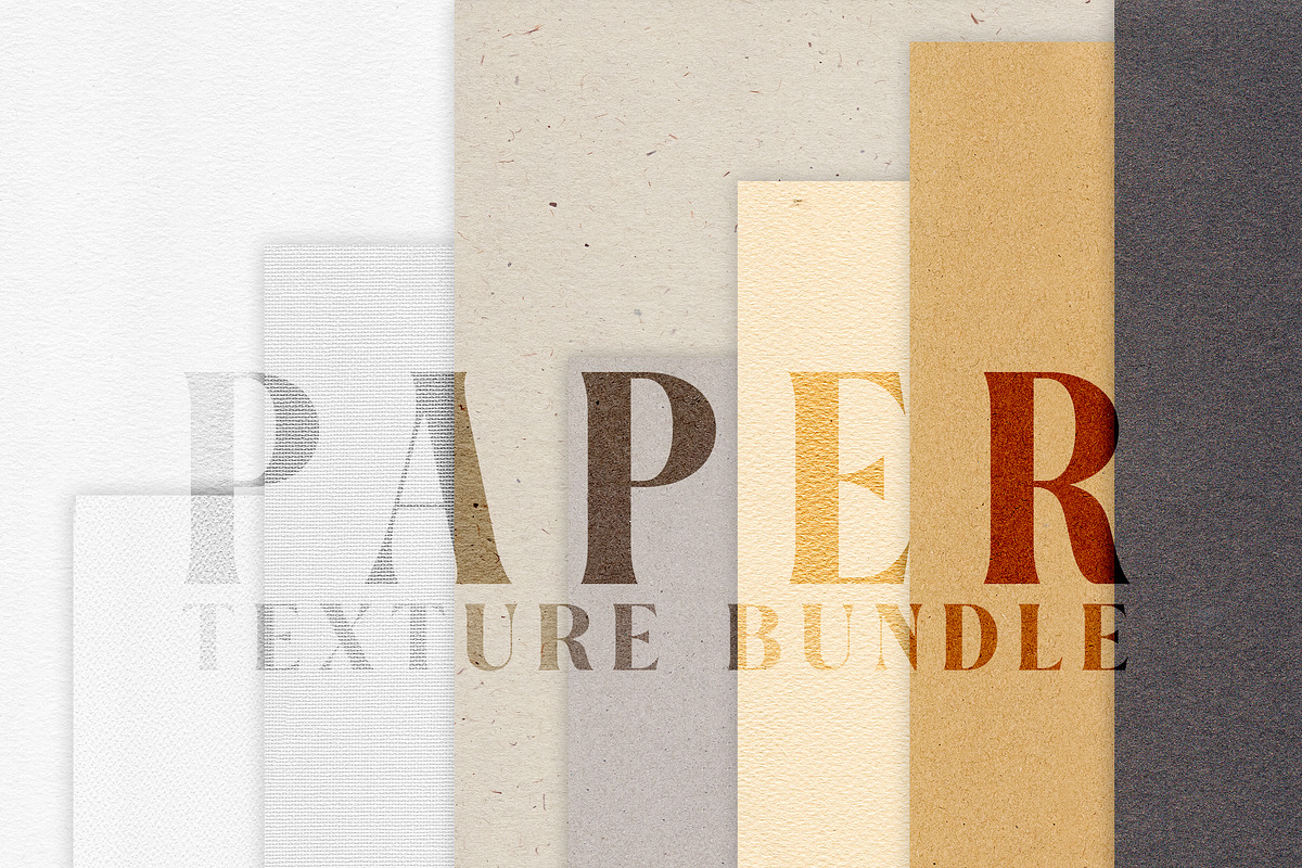 Bundle Of 15 Diverse Paper Textures, a Texture Graphic by smishura
