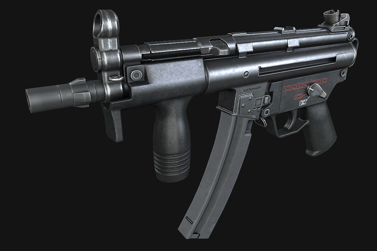 MP5K Submachine Gun, a 3D by First Perspective Games (Photo 1 of 6)