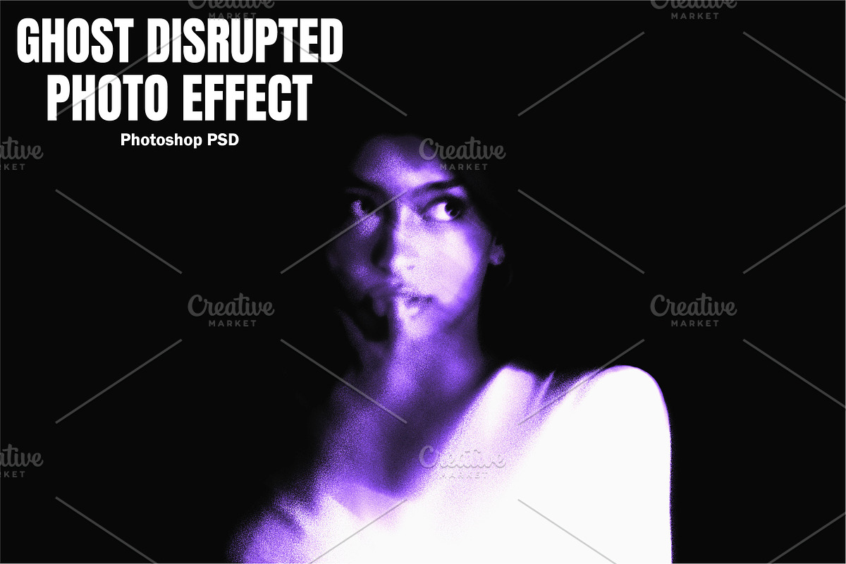 Ghost Disrupted Photo Effect, a Layer Style Add-On by alexdndz (Photo 1 of 2)