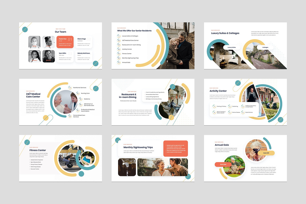 Senior Care Center PowerPoint, a Presentation Template by Graphue (Photo 4 of 5)