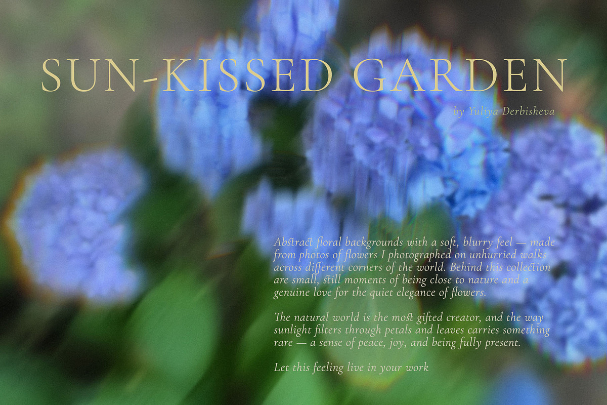 Blurry Flowers Abstract Backgrounds, a Background Graphic by Yuliya Derbisheva (Photo 2 of 15)