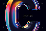 Refraction Ray - Color Bitmap Font, a Sans Serif Font by Gleb Guralnyk (Thumbnail 4 of 5)