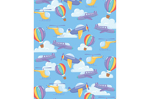 air transport background, a Transportation Illustration by studiogstock