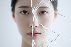 Portrait of a young asian woman with, a Person Photo by MistyDay