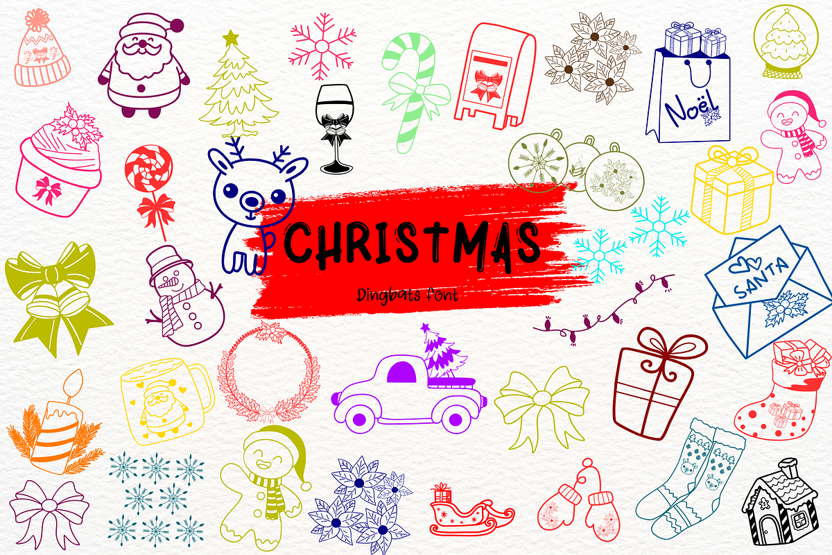 Pretty chrismas, a Symbol Font by Petal Pixels (Photo 1 of 7)