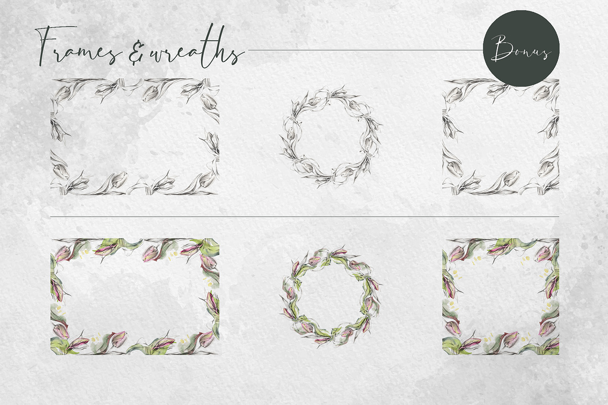 Spring tulip letters, an Object Illustration by MsFlaffy (Photo 10 of 14)