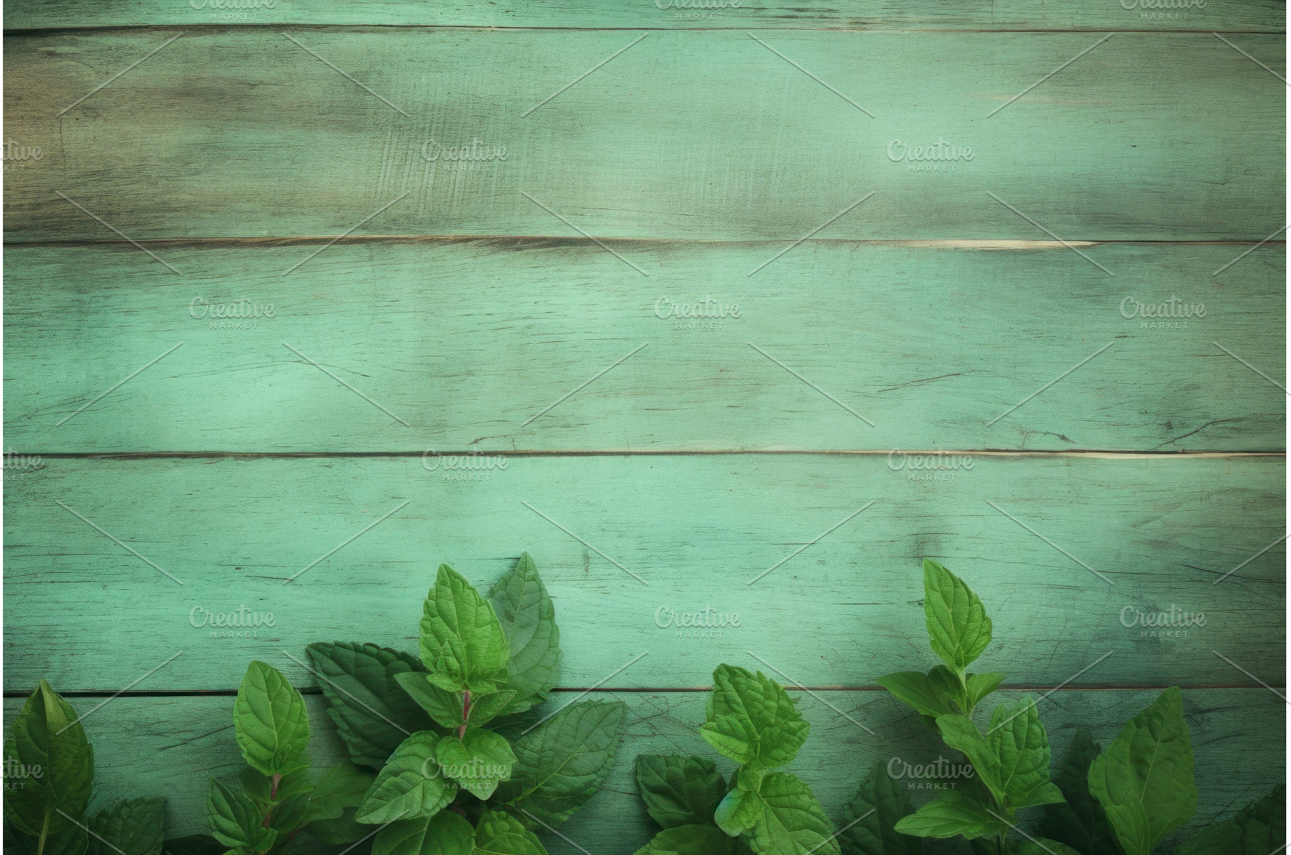 Green wooden texture with fresh, a Background Photo by Ylivdesign