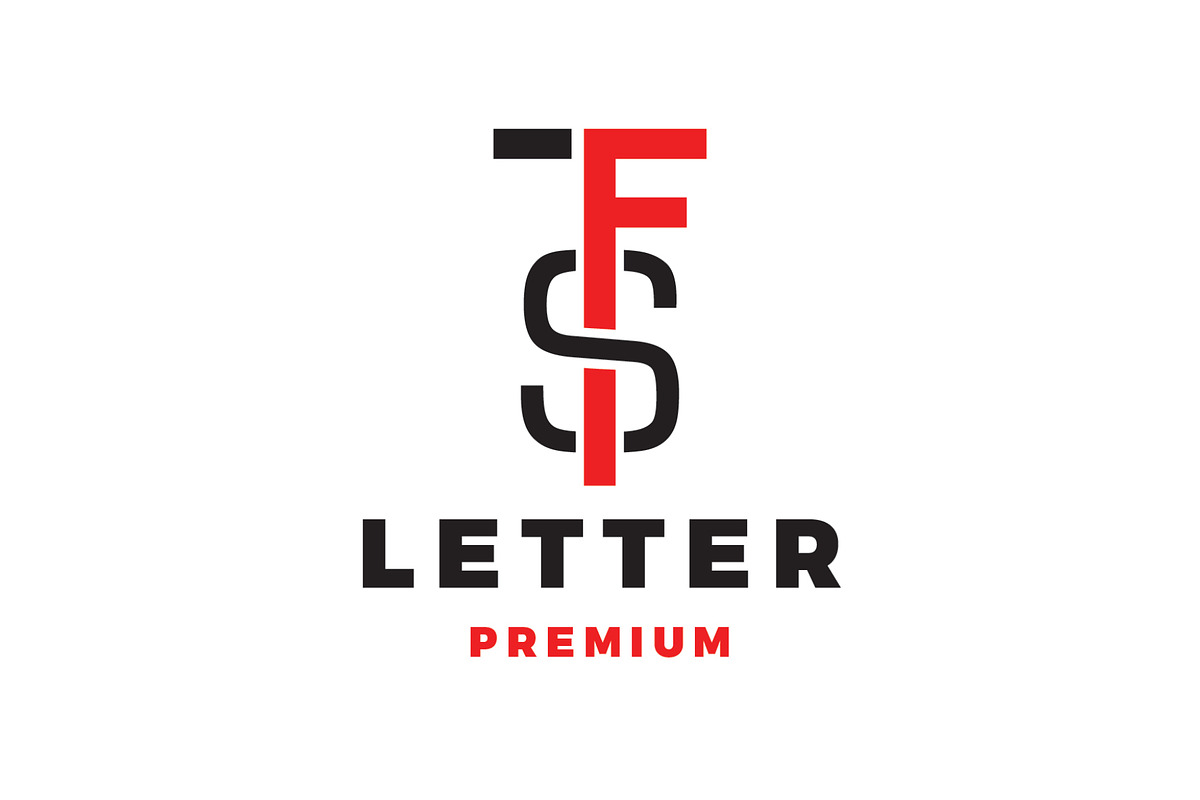 Initial Letter TFS Logo Template, a Branding & Logo Template by mesuka (Photo 3 of 3)