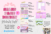 Membership Site Design Template, a Branding & Logo Template by bellaROSEworkshop (Thumbnail 8 of 10)