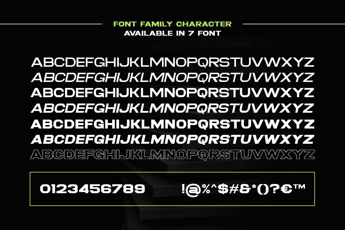 Bronson Modern Sans Typeface Family, a Sans Serif Font by Ronny Studio (Photo 2 of 15)