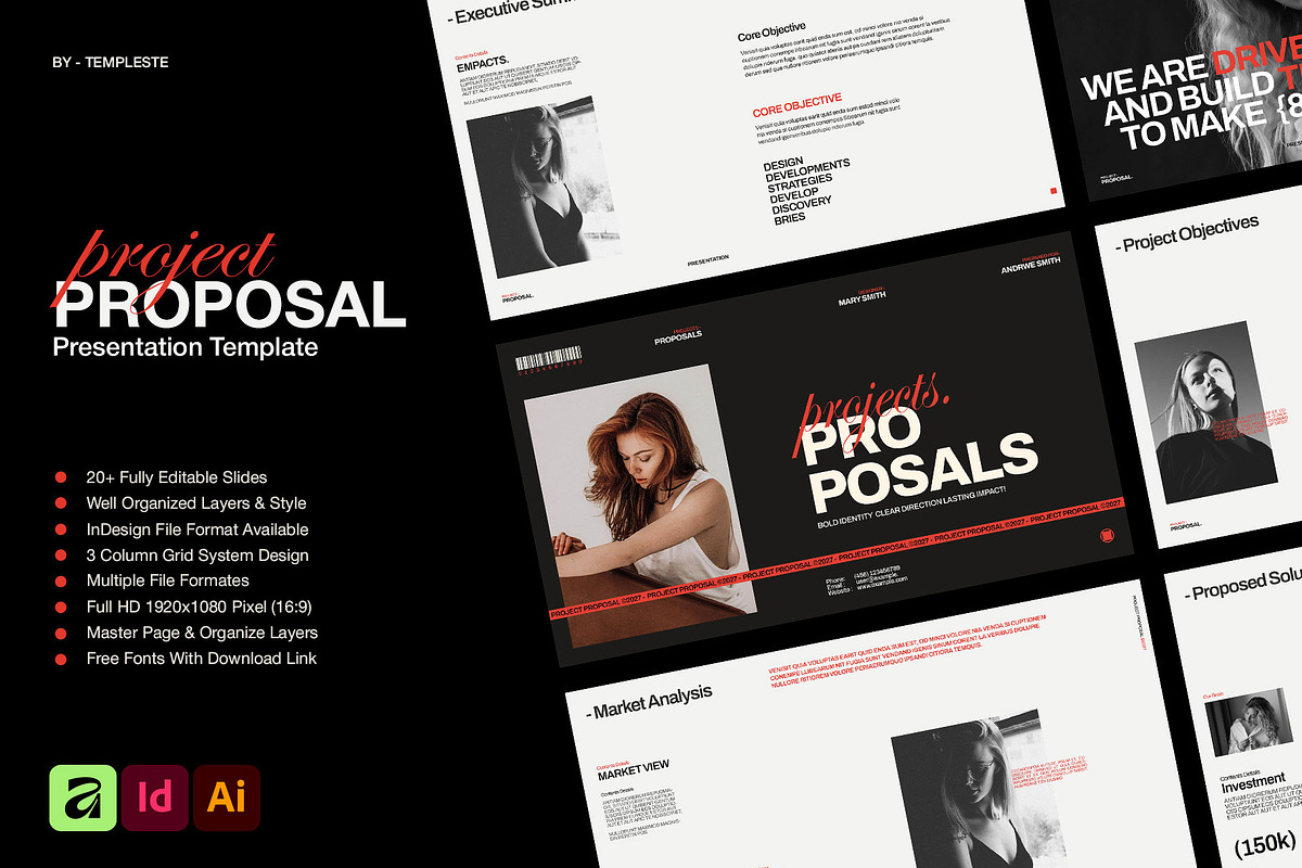 Project Proposal Presentation, a Presentation Template by Templeste (Photo 2 of 7)
