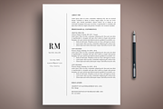 Modern CV Resume Template Word/Pages, a Resume Template by The Creative Resume (Thumbnail 1 of 8)