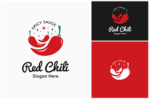 Red Chili Pepper Spicy Logo, a Branding & Logo Template by ika trisiana