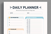 Daily Planner And Habit Tracker, a Stationery Template by ContestDesign (Thumbnail 2 of 5)