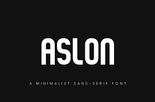 Aslon - Logo Font