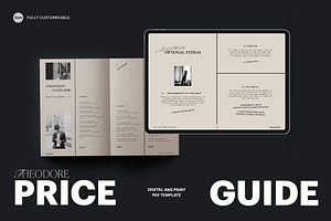 Moody | Photography Price Guide, a Templates & Theme by Studio Leelou