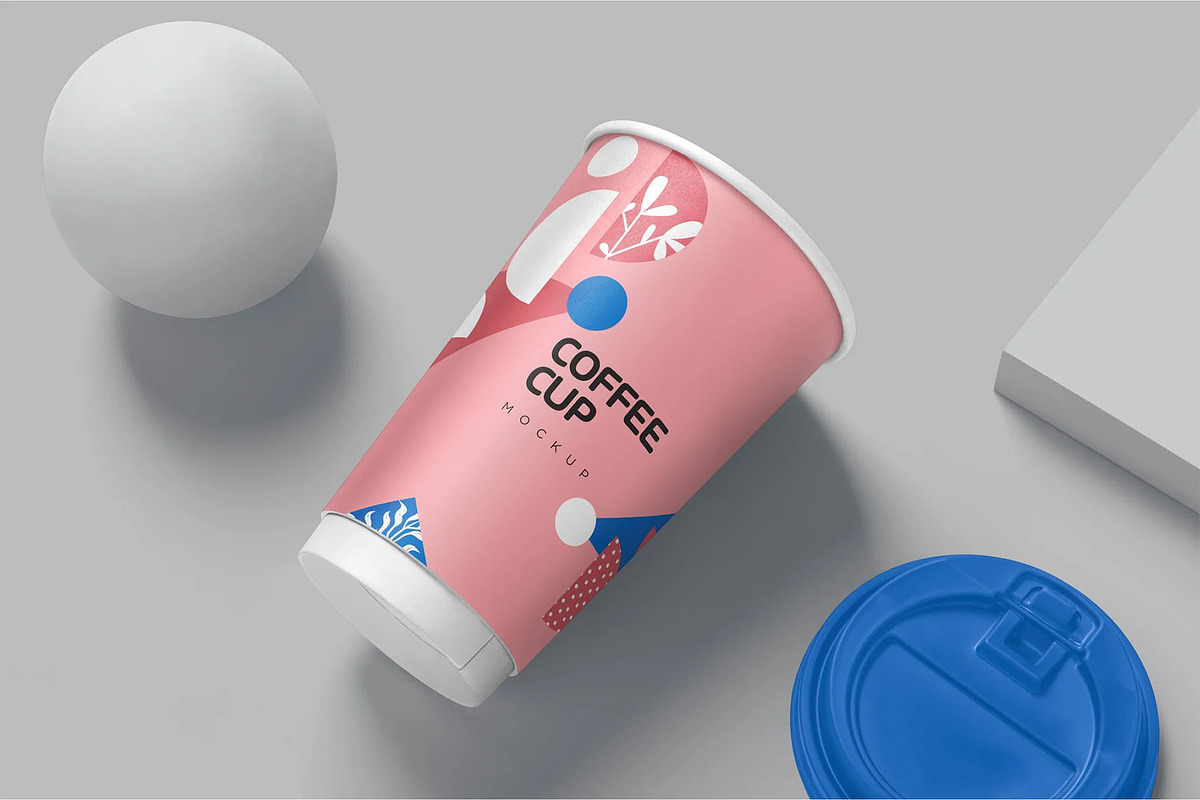 16 oz Paper Coffee Cup Mockups, a Cups & Container Mockup by megostudi0 (Photo 2 of 7)