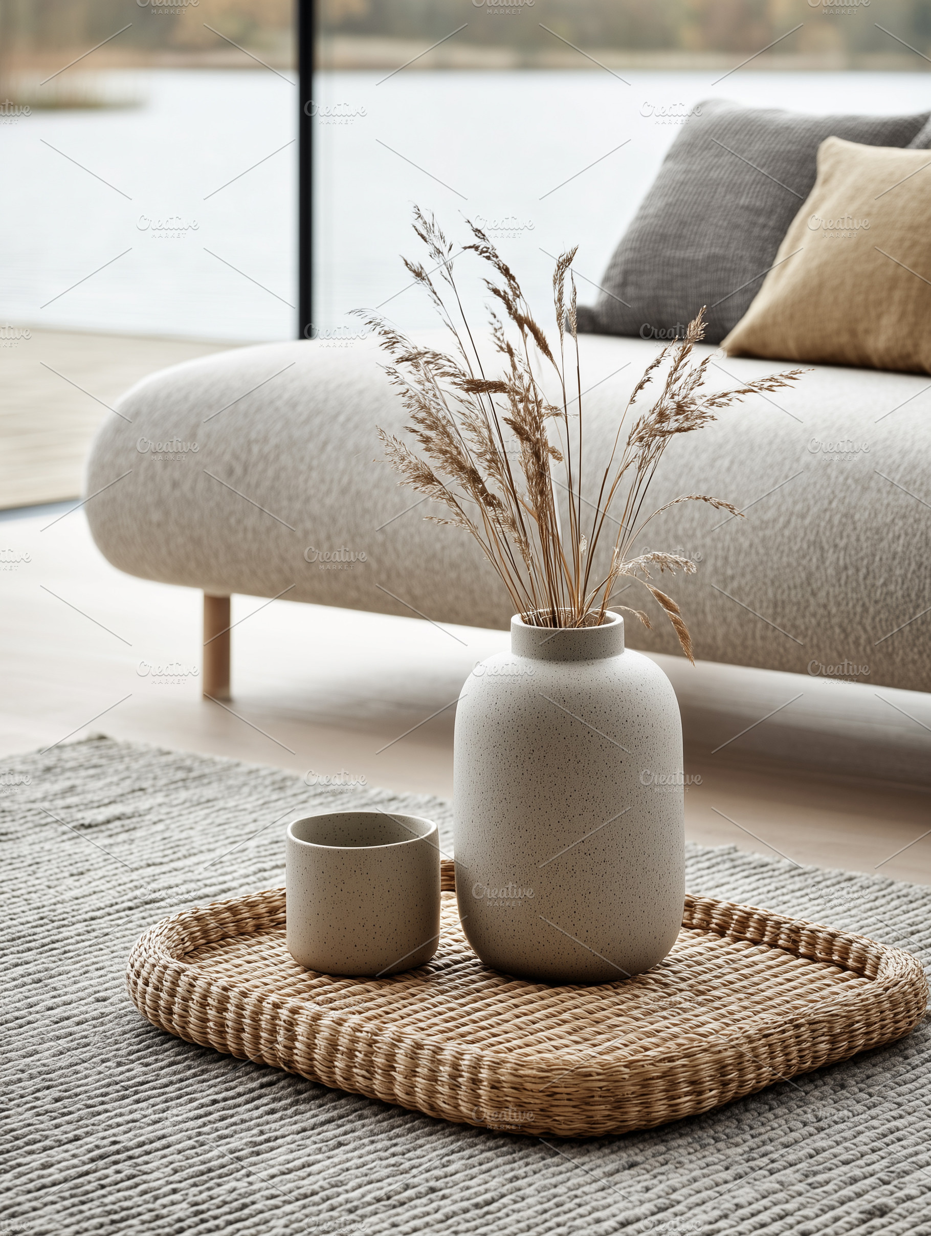 Minimalist Scandinavian living room, an Architecture Photo by MistyDay