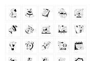 Animated Statistics Doodles, a Solid Icon by Prosymbols (Thumbnail 5 of 7)