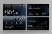 Black / Dark Presentation Template, a Presentation Template by BrandPacks (Thumbnail 2 of 7)