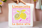 Limoncello La Dolce Vita Lemon PNG, an Illustration by Libby Wishes (Thumbnail 3 of 5)